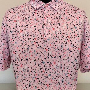 CS Pink Confetti Print Polo